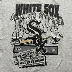 Vintage 1993 Chicago White‎ Sox Win The Pennant Large T-Shirt Great Condition